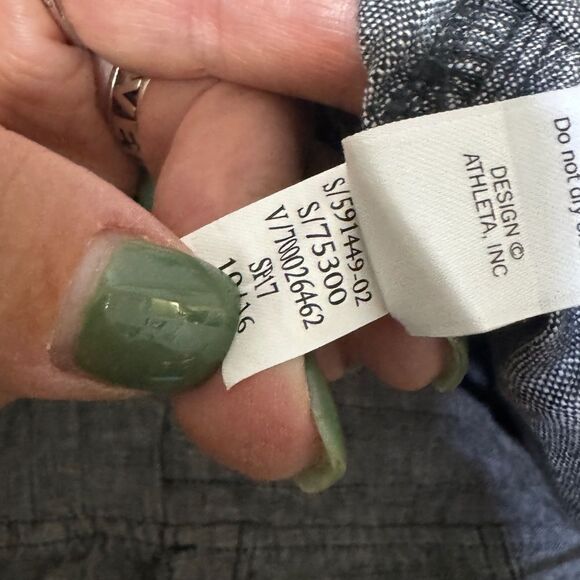Athleta 100% linen ankle pants size 2 - Picture 6 of 13